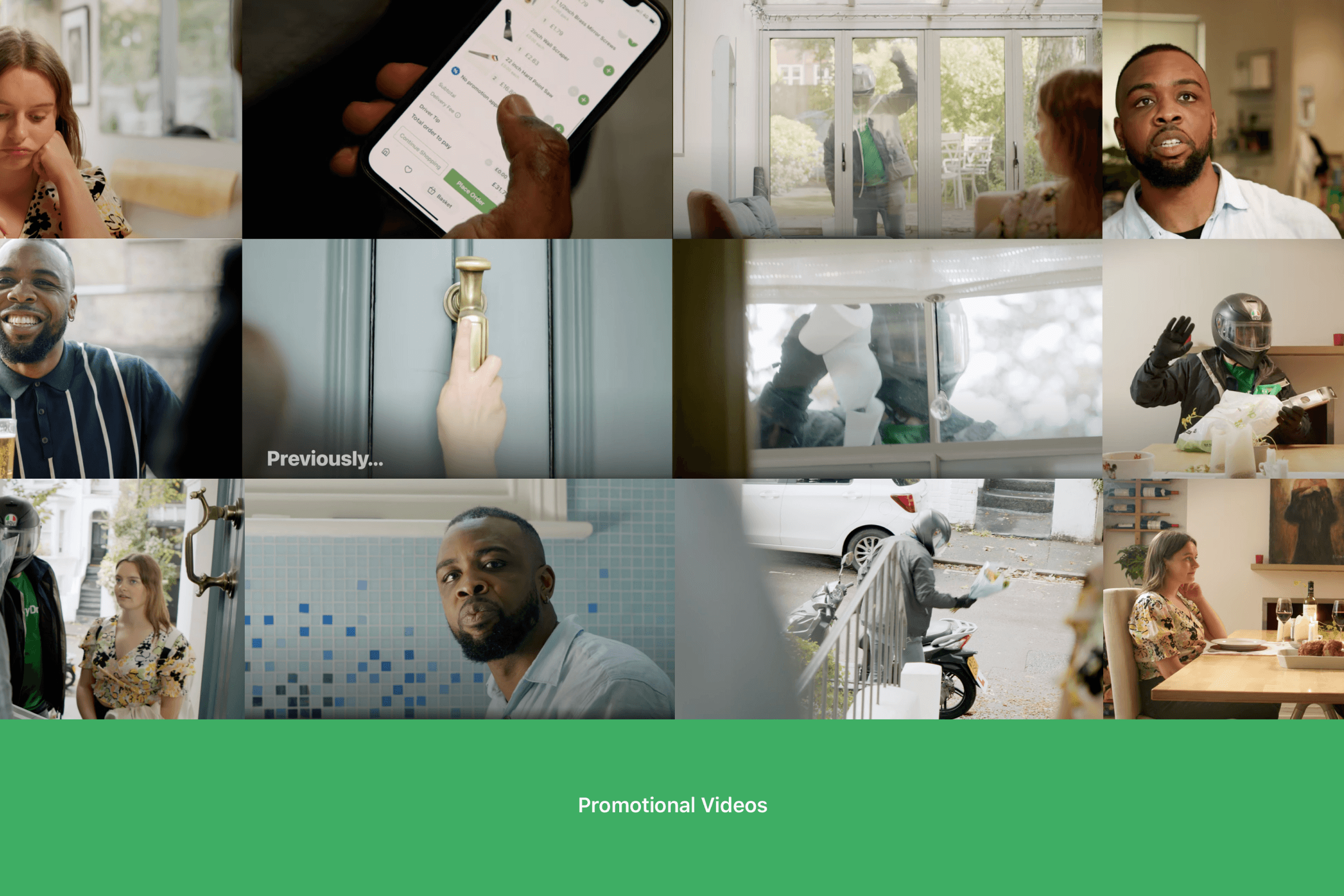 Delivery Drop digital advertising campaign across online channels