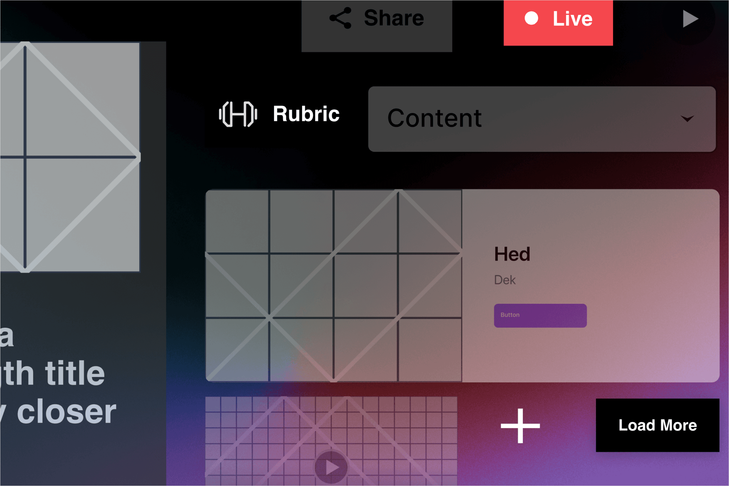 Verso design system UI collage with navigation and content components